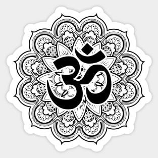 Cosmic Resonance: The Mystical Power of Om Sticker